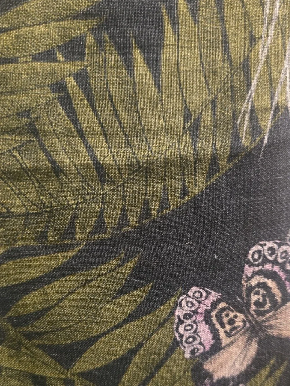 Exclusive Best Seller Palm Grove Linen King Duvet Cover Black & Tencel